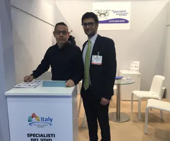 Luigi Savino and Valerio De Gruttola from the staff of Specialisti del Vivo