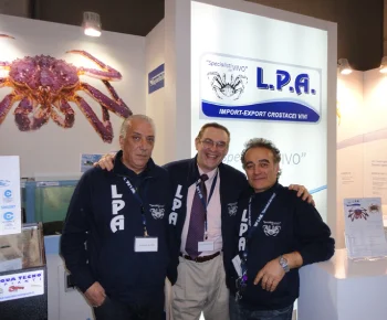 Giuseppe Biondi, Phil Dunkelbarger (North American Imex) and Antonio Buldrini